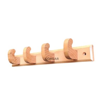Wooden wall hooks rack Premium Wooden Hooks for Wall and Door Mount