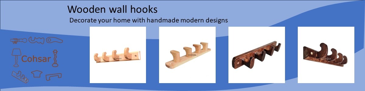 wooden wall hooks designs
