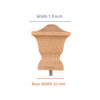 Square fence finials post caps curtain finials Square fence finials post caps curtain finials