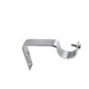 Set de supports de rideau et embouts en acrylique Set de supports de rideau et embouts en acrylique transparent