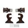 Round Curtain Brackets and Finials Round Curtain Brackets and Finials