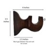 Handmade Curtain Brackets and Finials Handmade Curtain Brackets and Finials