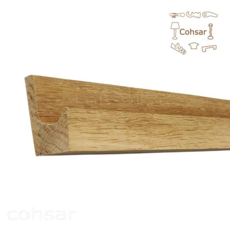 Natural Wooden J Profile Handles 8-48