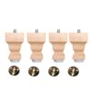 Pieds de canapé en bois – Lot de 4 pièces Pieds de canapé en bois – Lot de 4 pièces